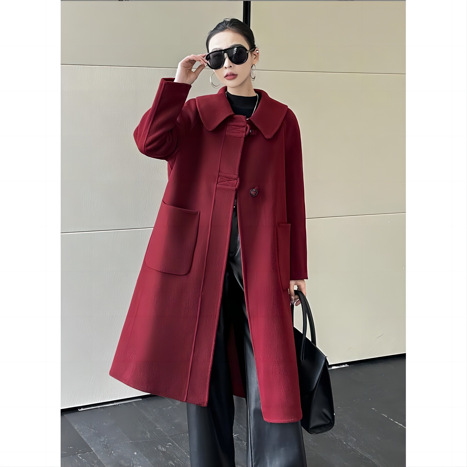 【51-60】倩倩专属 双面羊毛大衣气质外套时尚冬女士,淘宝优惠券,粉丝福利购,淘宝优惠卷