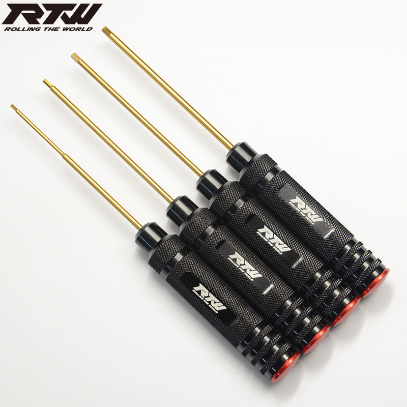 RTW HSS高速钢公制内六角网纹红盖螺丝刀镀钛金刀头1.5-2-2.5-3.0,淘宝优惠券,粉丝福利购,淘宝优惠卷