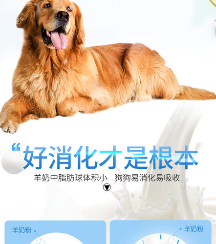 欧圣成犬狗粮10公斤20斤萨摩德牧黑贝金毛哈士奇羊奶肉泥阿拉斯加 - 图0