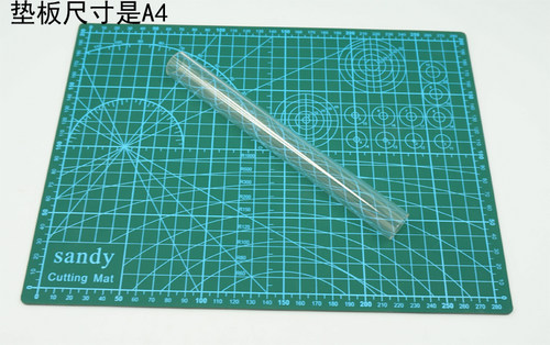 约20cm长直径2cm的空心透明亚克力棒擀面杖棍子儿童轻泥工具光滑 - 图0