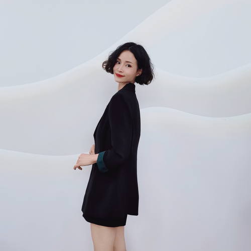 W088 春季新款时尚休闲百搭通勤单排彩扣西装外套 - 图2