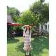 Retro elegant lace splicing dress suspender floral