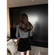 Thepeach skirt Hepburn ແບບ A-line