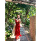 ແຂບດອກກຸຫຼາບ bow suspender skirt knitted cardigan suit