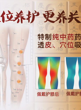 神功护膝关节屈伸活动中药男女