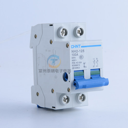 CHNT正泰闸刀开关100a小型隔离380V 220V NH2-125 1P 2P 3P三相4P - 图3