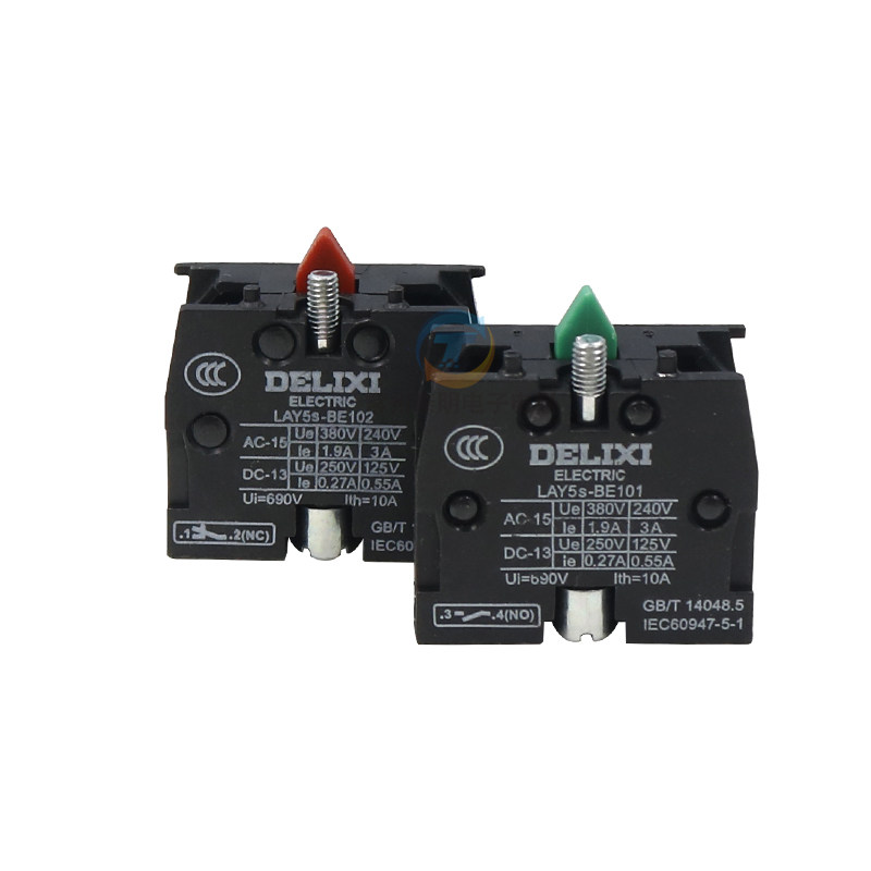 德力西LAY5绿色ZB2-BE101C触点常开触点模块按钮开关启动102C常闭,淘宝优惠券,粉丝福利购,淘宝优惠卷