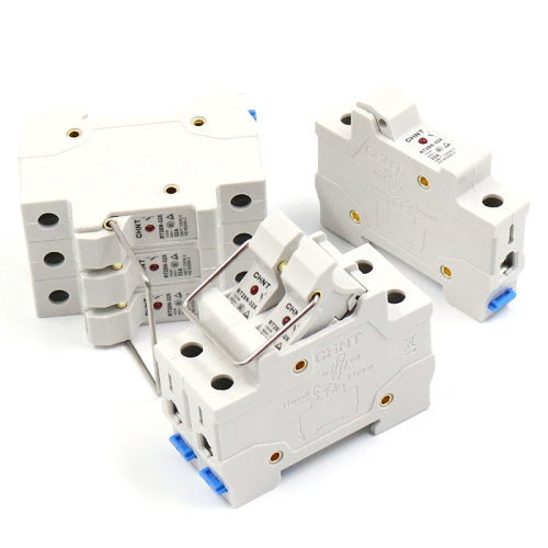 正泰10*38mm陶瓷保险丝座RO15熔断器32A底座RT28N-32X管座18管式 - 图1