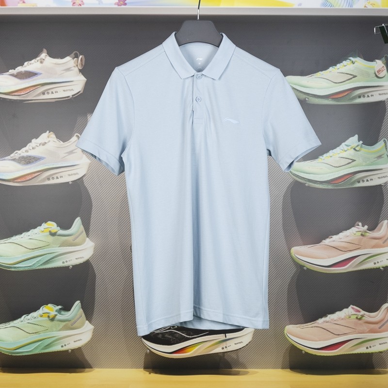 李宁2023夏季健身系列男子纯棉透气商务翻领短袖POLO衫APLT029,淘宝优惠券,粉丝福利购,淘宝优惠卷