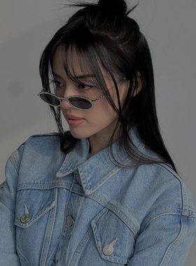 满钻椭圆框高级感ins遮阳太阳镜