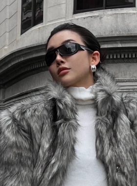 复古Y2K千禧朋克风太阳眼镜网红