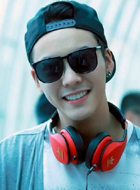 陈伟霆同款黑色大方框太阳眼镜