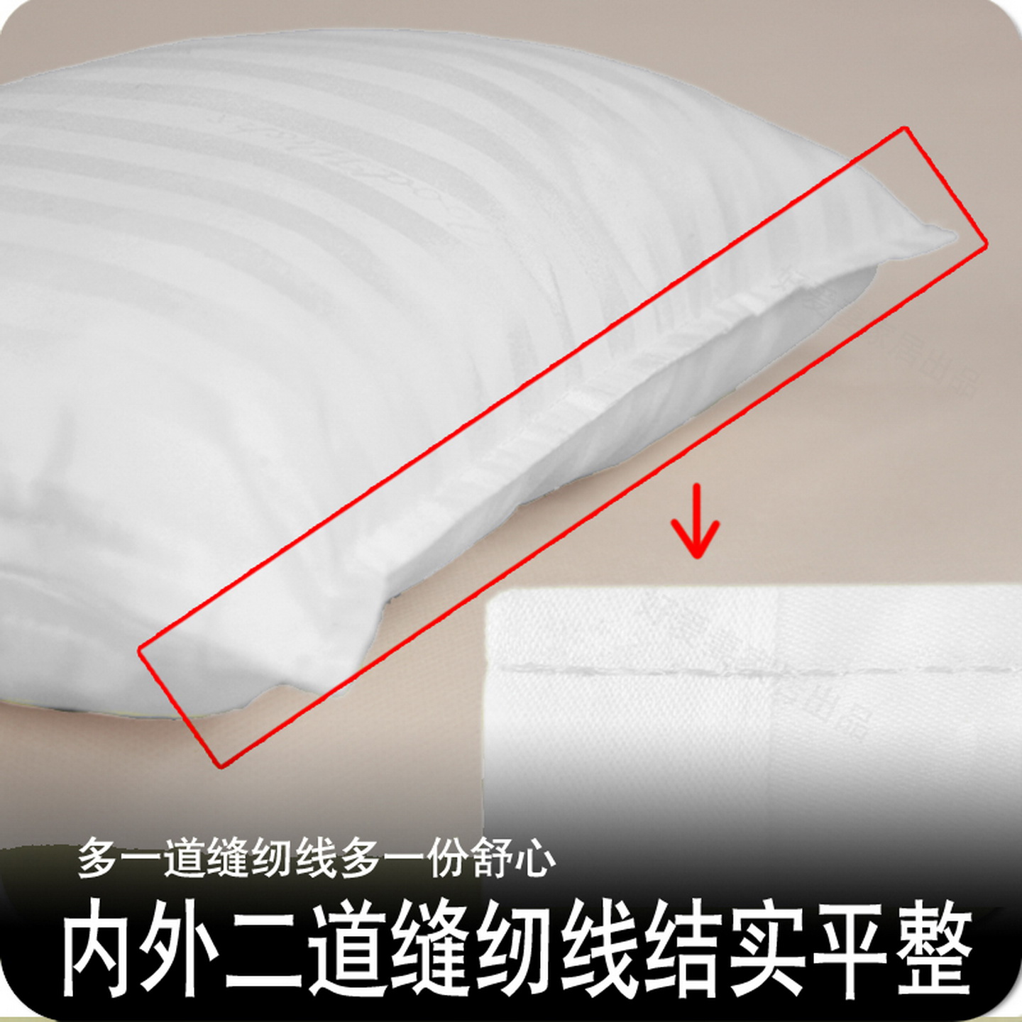 抱枕芯套靠枕头内胆内衬里套内芯皮子沙发垫靠背内套拉链酒店定制 - 图0