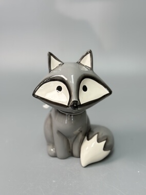 外贸孤品 可爱风陶瓷装饰摆件 烛台 存钱罐 收拾盘 调料罐