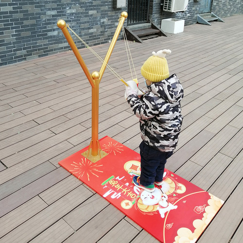 真人版愤怒的烤漆红弹弓游戏开业庆典弹射小鸟活动道具暖场 - 图2