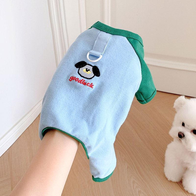 狗狗衣服秋季小狗泰迪比熊2025新款冬可牵引绳宠物小型犬冬装睡衣 - 图1