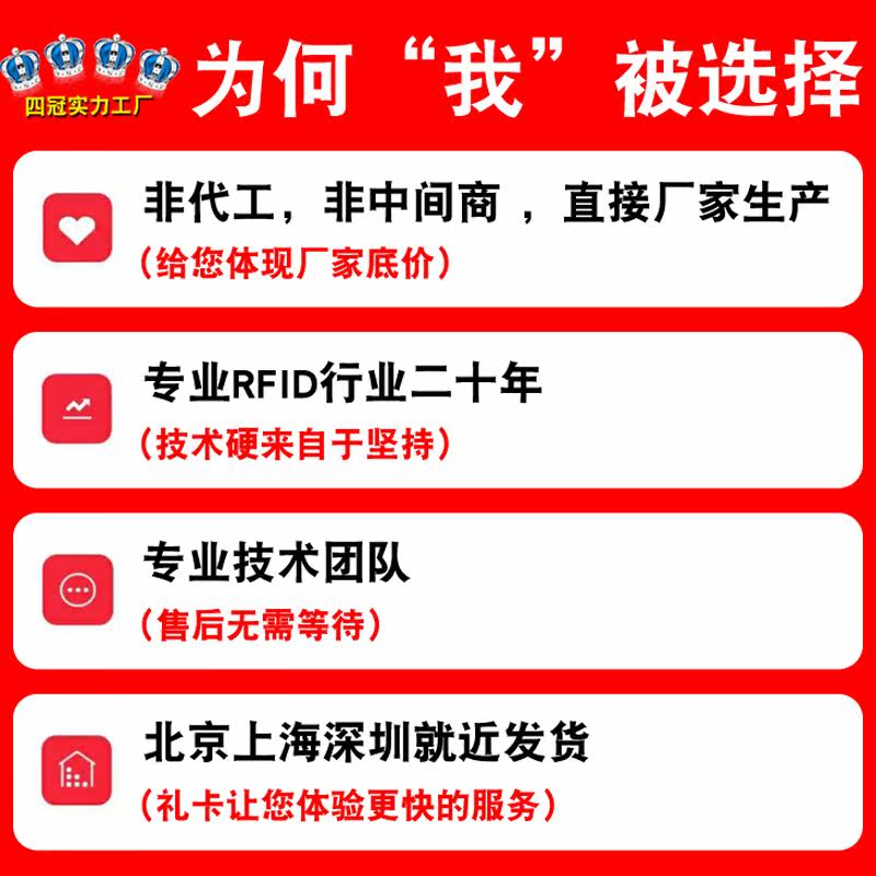 IC access control card ID attendance card elevator NFC card customization