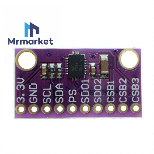 MCU-055 BMX055 9DoF IMU 集成9轴姿态传感器 - 图1