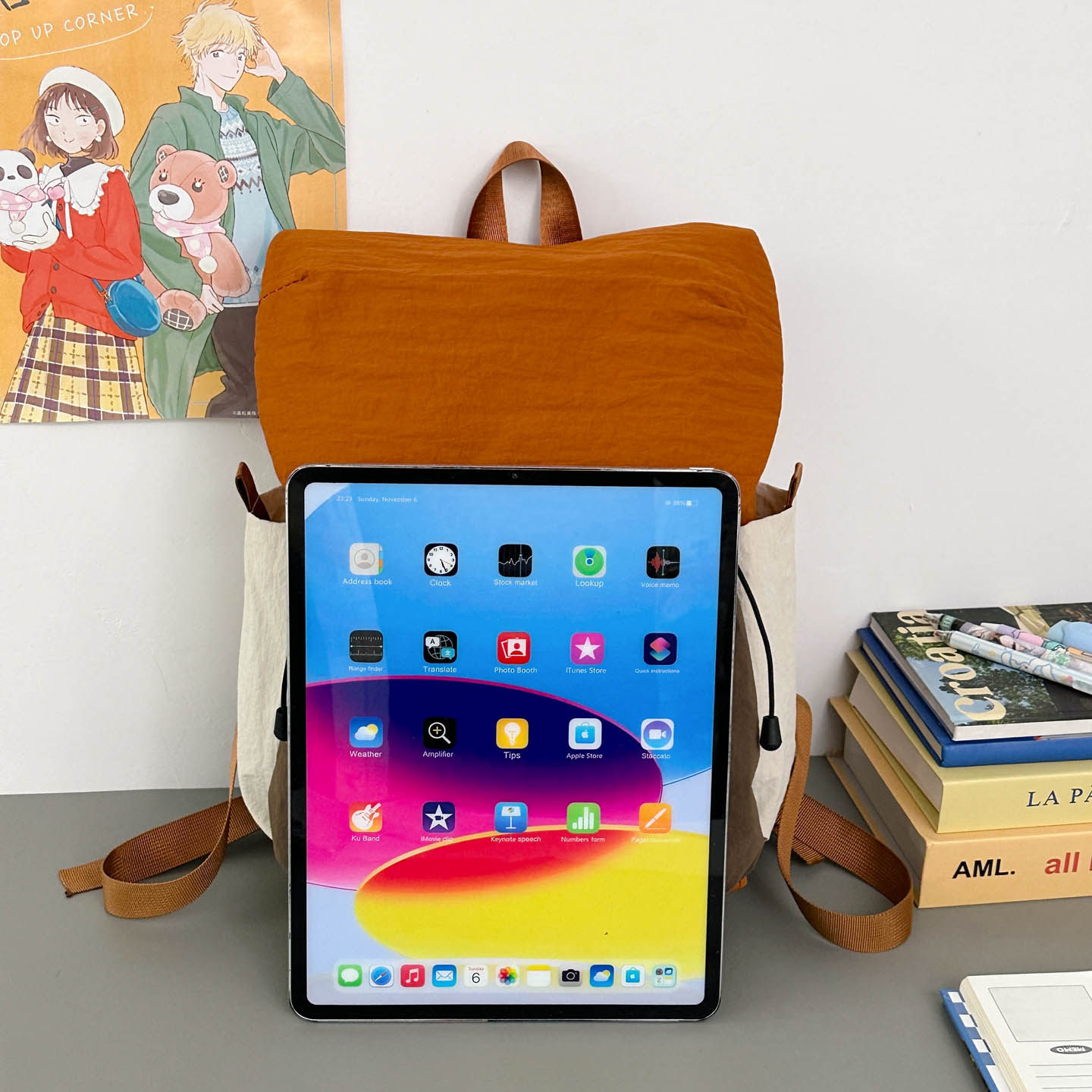 休闲简约风双肩包书包女大学生轻便防水大容量旅行背包户外旅游包,淘宝优惠券,粉丝福利购,淘宝优惠卷