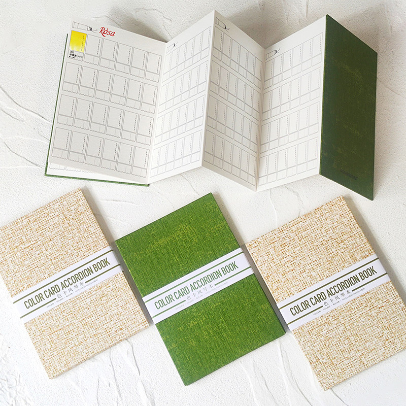 遵爵色卡风琴本空白水彩色卡纸涂色卡纯棉水彩纸300g细纹填色卡,淘宝优惠券,粉丝福利购,淘宝优惠卷