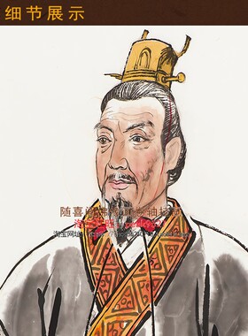 刘备画像挂画玄德装饰人物画来图