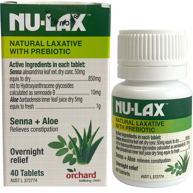 ເມັດ nu-lax ຊ່ວຍບັນເທົາອາການທ້ອງຜູກ