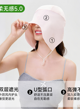 偏头痛睡帽睡觉戴的防风空调帽