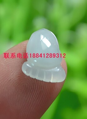 天然缅甸翡翠知足常乐吊坠送红绳