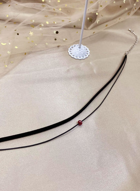 choker撞色暗黑项圈脖子饰品颈带