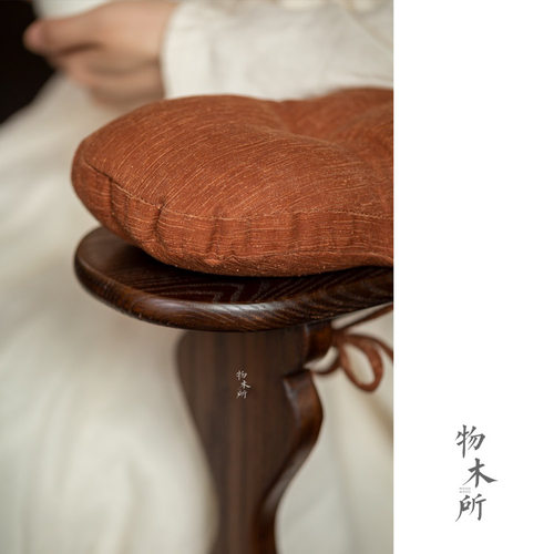 物木所 | 凭几 榻榻米倚靠 榫卯结构 大漆拭漆 - 图1