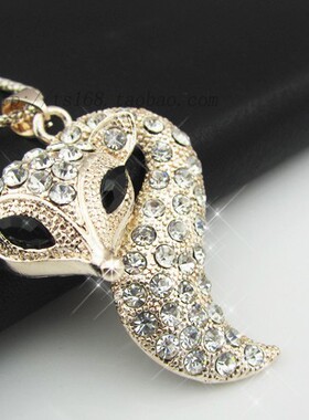 长款挂件装饰品满钻毛衣链包邮