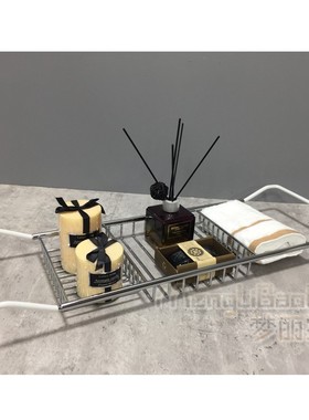 样板房间摆件摆设道具浴缸置物架