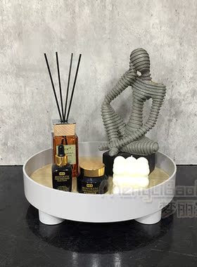 卫生间浴室柜套装圆形意式风托盘