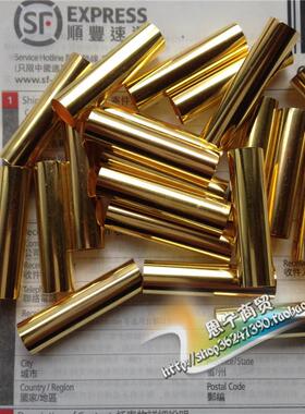 diy饰品肩章复古弧形金色管珠