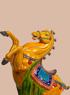 手工艺术彩釉交趾陶中式