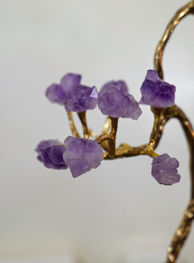 【本尼家】RK05现代轻奢艺术装饰水晶配铜鹿《福禄高升》玄关摆件