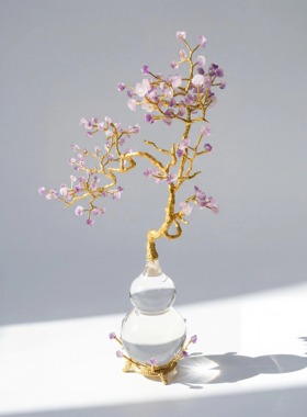 【本尼家】HY17现代轻奢装饰水晶葫芦家居客厅桌面饰品玄关摆件