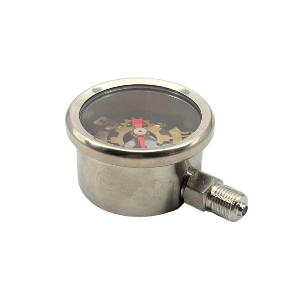 咖啡机压力表改装气动咖啡机镂空压力表侧出1分1/8接口全不锈钢,淘宝优惠券,粉丝福利购,淘宝优惠卷