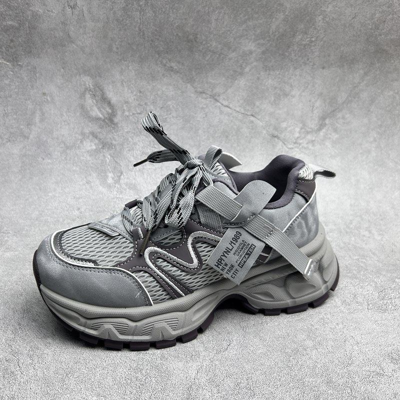 2026春季新款女鞋超纤厚底休闲深口系带舒适百搭软底透气女单鞋,淘宝优惠券,粉丝福利购,淘宝优惠卷