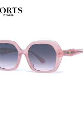 2025款PORTS宝姿墨镜欧美复古ing方框明星同款太阳镜女 PSF23502