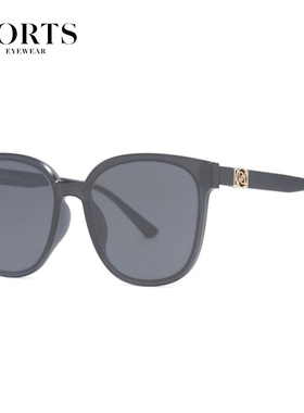 2024新款PORTS宝姿墨镜气质开车太阳眼镜大框显瘦脸复古 PSF24403