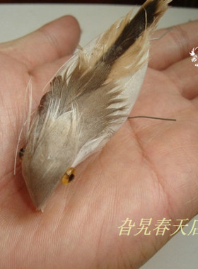 仿真鹦鹉花卉摆件田园装饰田园风