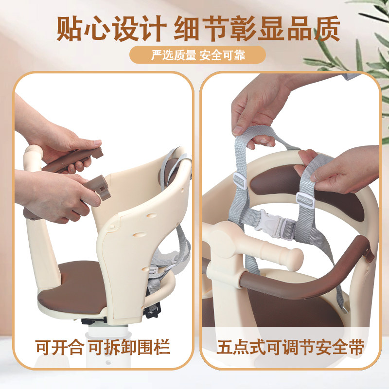 电动车儿童座椅前置旋转电瓶车宝宝婴儿安全摩托小孩爱玛雅迪通用,淘宝优惠券,粉丝福利购,淘宝优惠卷