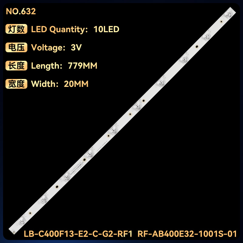 LED40C1000N灯条LED40B2080N灯条 RF-AB400E32-1001S-01/02 - 图2