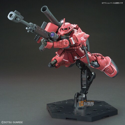 现货 万代 HG GTO 024 24 1/144 夏亚专用 红扎古2 赤色彗星VER. - 图3