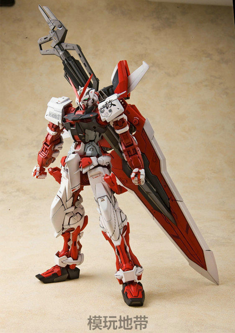 现货 万代 MG 129 红异端 改 Astray Red红迷茫红色异端 拼装