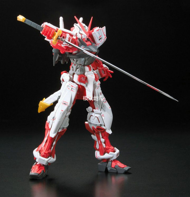 现货万代RG 19 1/144 Astray Red红色异端红色迷惘高达拼装-图0