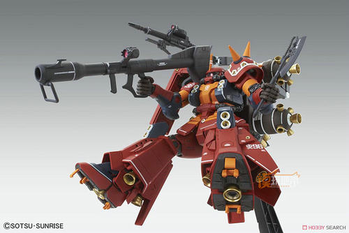 现货 万代 MG 1/100 MS 06R KA版 雷霆宙域 精神力 红扎古 卡版 - 图3
