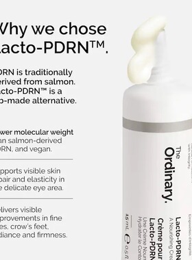 在途The Ordinary Lacto-PDRN* 4% + B9类三文鱼眼霜紧致淡纹15ml