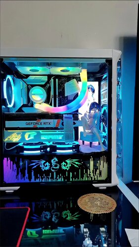 电脑机箱灯板定制 幻彩 流光灯板 RGB AURA 显卡背板 电源仓挡板 - 图2